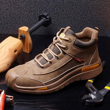 Laden Sie das Bild in den Galerie-Viewer, Steel toe muck boots Work Boots for Slip On Safety Shoes Static | RYDER985