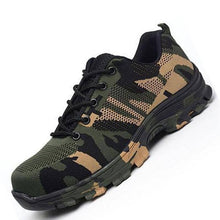 Laden Sie das Bild in den Galerie-Viewer, Teenron On Slip Shoes Safety Shoes Camouflage Color Work Shoes Indestructible | 526 - teenro