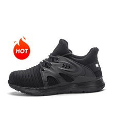 Laden Sie das Bild in den Galerie-Viewer, TEENRO working shoes Safety Shoes Steel Toe Work Sneakers|911