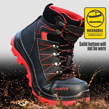 Load image into Gallery viewer, 【Waterproof Steel Toe Boots 】work Shoes Anti-smashing Slip Resistant Steel Toe | Teenro 608
