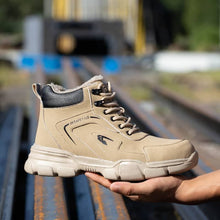 Laden Sie das Bild in den Galerie-Viewer, Winter Steel Cap Waterproof Work Boots Teenro JB9193