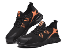 Cargar imagen en el visor de la Galería, Work Men's Safety Shoes Industrial and Construction Shoe FASHION STEEL TOE BOOTS | JB788