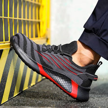 Cargar imagen en el visor de la Galería, Work Safety Shoes Wide Anti-smashing Steel Toe Cap Working Shoes | FZ-55