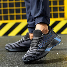 Cargar imagen en el visor de la Galería, Work Safety Shoes Wide Anti-smashing Steel Toe Cap Working Shoes | FZ-55
