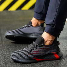 Cargar imagen en el visor de la Galería, Work Safety Shoes Wide Anti-smashing Steel Toe Cap Working Shoes | FZ-55