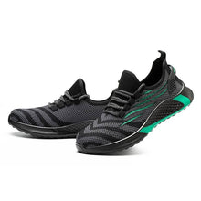 Cargar imagen en el visor de la Galería, Work Safety Shoes Wide Anti-smashing Steel Toe Cap Working Shoes | FZ-55