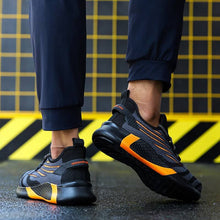 Cargar imagen en el visor de la Galería, Work Safety Shoes Wide Anti-smashing Steel Toe Cap Working Shoes | FZ-55