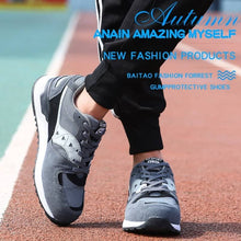 Load image into Gallery viewer, Work Shoes Anti-puncture Safety Shoes Anti-smash Work Boots Steel Toe Shoes| 158