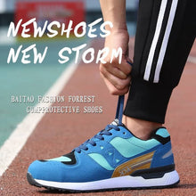 Load image into Gallery viewer, Work Shoes Anti-puncture Safety Shoes Anti-smash Work Boots Steel Toe Shoes| 158