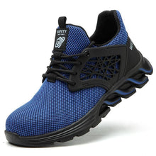 Cargar imagen en el visor de la Galería, Work Shoes For Men Steel Toe Cap Safet Shoes Breathable | LDF18