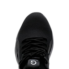 Charger l'image dans la visionneuse de la galerie, lightweight safety shoes Breathable Cloth Safety Shoes Steel Toe Work Shoes Unisex Black JB666
