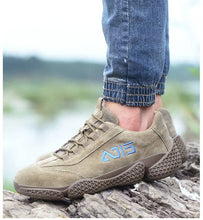 Laden Sie das Bild in den Galerie-Viewer, mens slip on work shoes stylish indestructible steel toe safety shoes | XD568