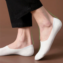 Carica l&#39;immagine nel visualizzatore Galleria, 10 Pair Men Women Ankle Socks White Invisible Socks antiskid boat socks
