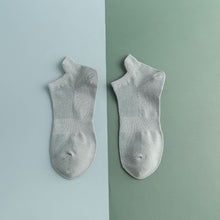 Cargar imagen en el visor de la Galería, 10 Pair Men Women Ankle Socks White Invisible Socks antiskid boat socks
