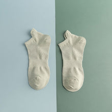 Cargar imagen en el visor de la Galería, 10 Pair Men Women Ankle Socks White Invisible Socks antiskid boat socks
