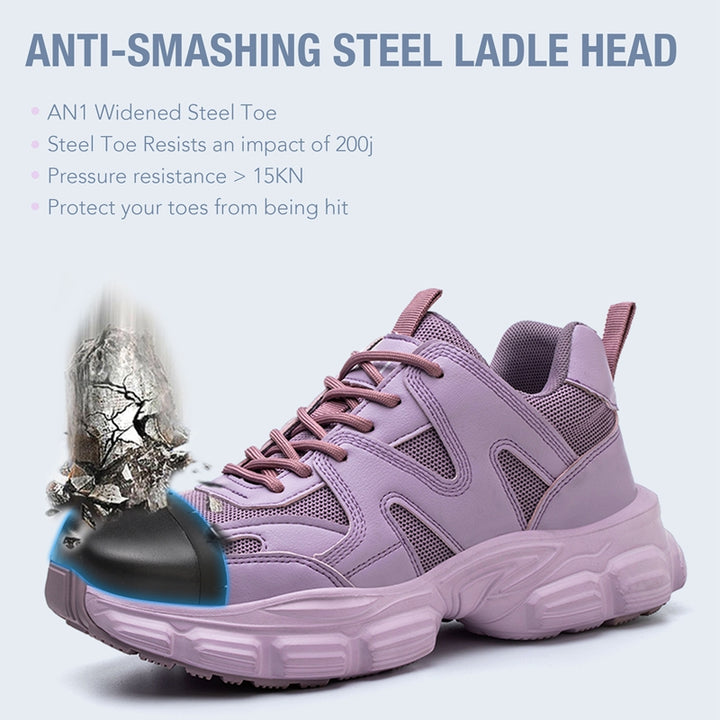 Aggressive tread work shoes