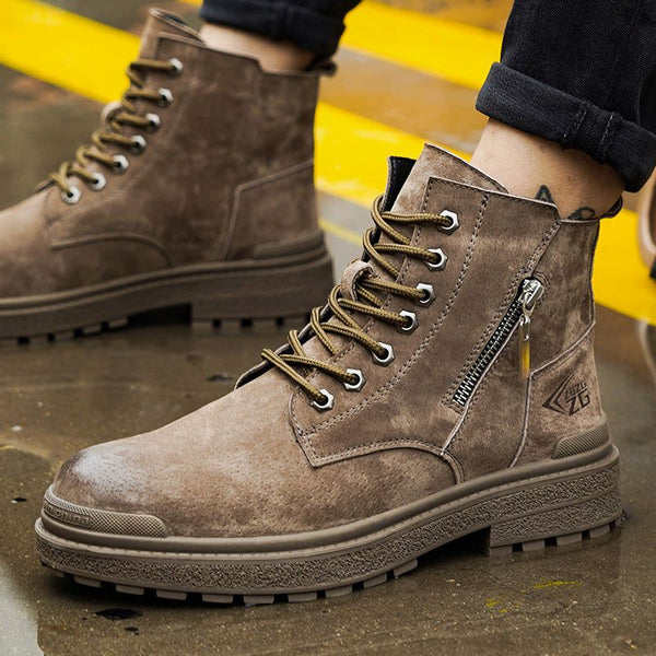 men steel toe work boots