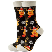 Laden Sie das Bild in den Galerie-Viewer, 20✖️ Christmas Women&#39;s Socks Moose Tide Socks Christmas Tree Cotton Socks
