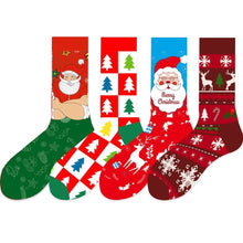 Charger l&#39;image dans la visionneuse de la galerie, 20 Pairs Christmas Socks for Men Women Patterned Socks

