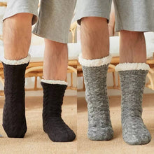 Carica l&#39;immagine nel visualizzatore Galleria, 2Pairs Floor Slipper Sock Thermal Socks Winter
