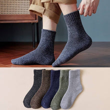 Cargar imagen en el visor de la Galería, 5Pairs Wool Sock  Plush Boots Tube Sock
