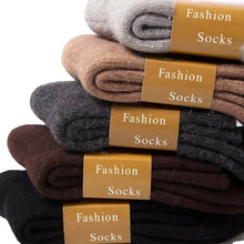 Cargar imagen en el visor de la Galería, 5 Pairs Winter Warm Socks Wool Socks
