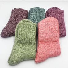 Load image into Gallery viewer, 5-Pairs Wool Cashmere Cotton Socks
