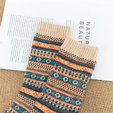 Charger l&#39;image dans la visionneuse de la galerie, 5-Pairs Wool Socks Winter Warm Cozy Athletic Socks Long Socks
