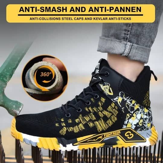Anti-Smash and Anti-Puncture Protect Ankle Safety Shoes 862