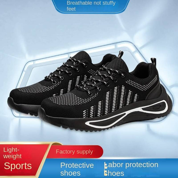 Anti-Smashing Anti-Penetration Steel Toe Cap Safety Protective Work Shoes WD118