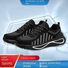 Cargar imagen en el visor de la Galería, Anti-Smashing Anti-Penetration Steel Toe Cap Safety Protective Work Shoes WD118
