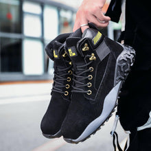 Carica l&#39;immagine nel visualizzatore Galleria, Best work boots Non-Slip Puncture Resistant Lightweight Steel Toe Work Boots | 745
