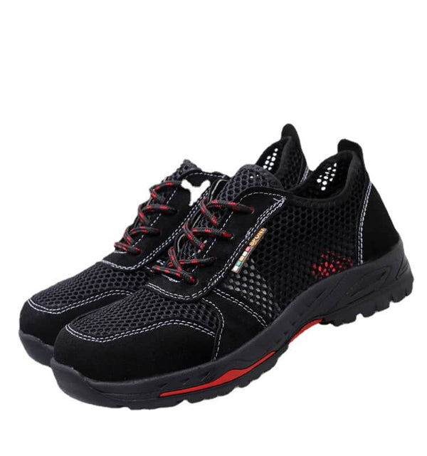 Black Protective Shoes Anti-Smashing and Anti-Penetration Summer Breathable Ys203