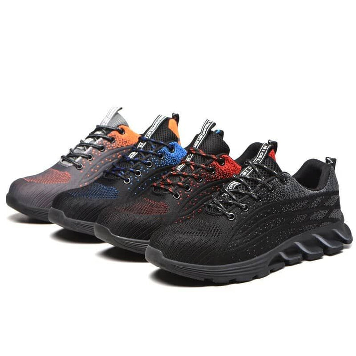 Branded safety shoes Safety Shoes Slip Resistant FASHION STEEL TOE SNEAKERS | 6785