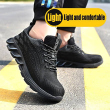 Carica l&#39;immagine nel visualizzatore Galleria, Branded safety shoes Safety Shoes Slip Resistant FASHION STEEL TOE SNEAKERS | 6785
