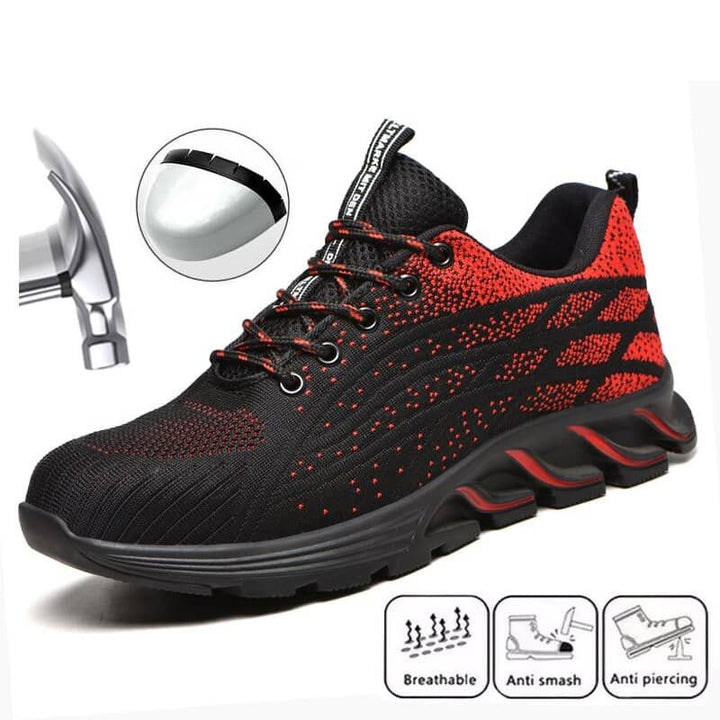 Branded safety shoes Safety Shoes Slip Resistant FASHION STEEL TOE SNEAKERS | 6785