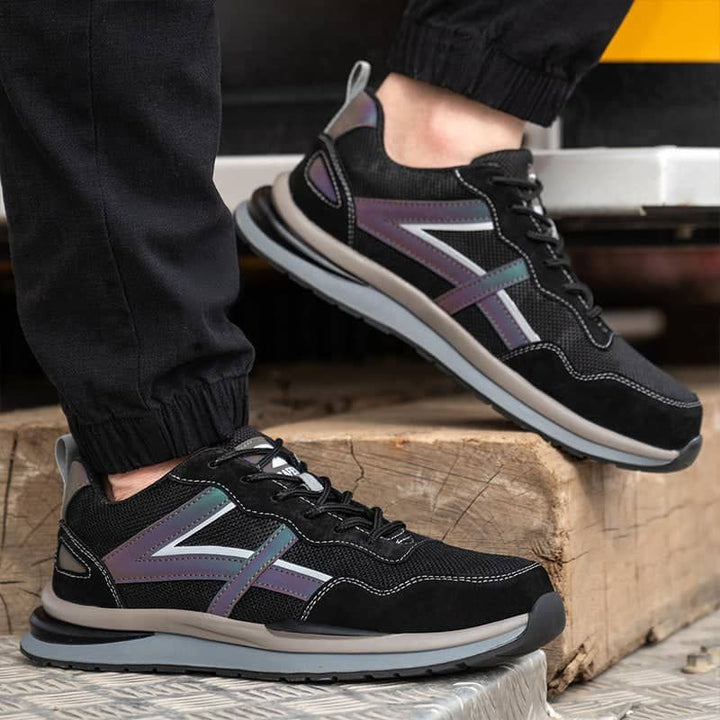 Comfortable Safety Shoes Steel Toe Sneakers | JB671