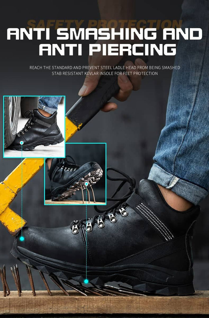 Composite Shoes Anti-smash Anti-puncture Safety Shoes | 915 - teenro