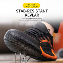 Carica l&#39;immagine nel visualizzatore Galleria, Indestructible Safety Shoes Light Non-Slip Breathable Shoes Steel Toe Puncture Proof | ABL109
