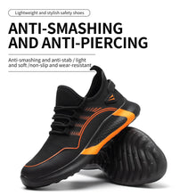 Laden Sie das Bild in den Galerie-Viewer, Indestructible Safety Shoes Light Non-Slip Breathable Shoes Steel Toe Puncture Proof | ABL109
