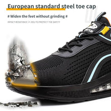 Cargar imagen en el visor de la Galería, Indestructible Safety Shoes Light Non-Slip Shoes Steel Toe Puncture Proof | JB9191
