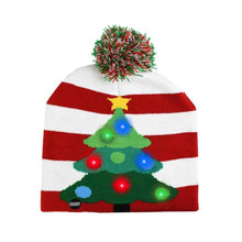 Laden Sie das Bild in den Galerie-Viewer, LED Christmas Hat Sweater Knitted Beanie
