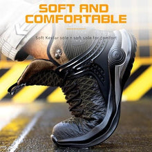 Cargar imagen en el visor de la Galería, Large size work boot Safety Shoes Alloy Toe Work Shoefashion steel toe boot | FZ-66
