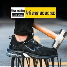 Cargar imagen en el visor de la Galería, Lightweight safety shoe Safety Shoes Puncture-Proof Steel Toe Shoes Indestructible | 917
