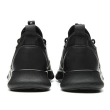 Carica l&#39;immagine nel visualizzatore Galleria, Men&#39;s Black Safety Steel Toe Sneakers Teenro | N3
