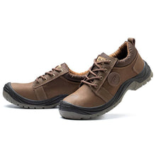 Laden Sie das Bild in den Galerie-Viewer, Men&#39;s Leather Shoes Steel Toe Teenro Industrial Shoe | 009
