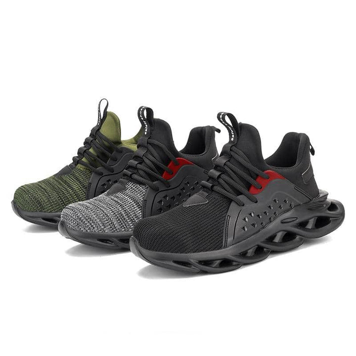 Men's Women's Steel Toe Shoes Anti-puncture Work Shoes Anti-smash Breathable | 808