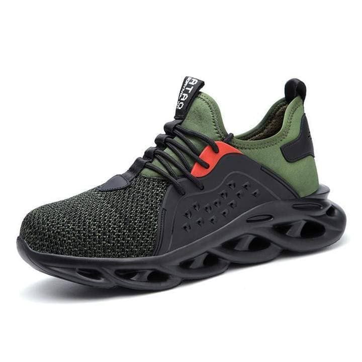 Men's Women's Steel Toe Shoes Anti-puncture Work Shoes Anti-smash Breathable | 808