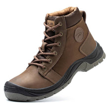 Cargar imagen en el visor de la Galería, Men work boots Waterproof Indestructible Steel Toe boots | ZS009
