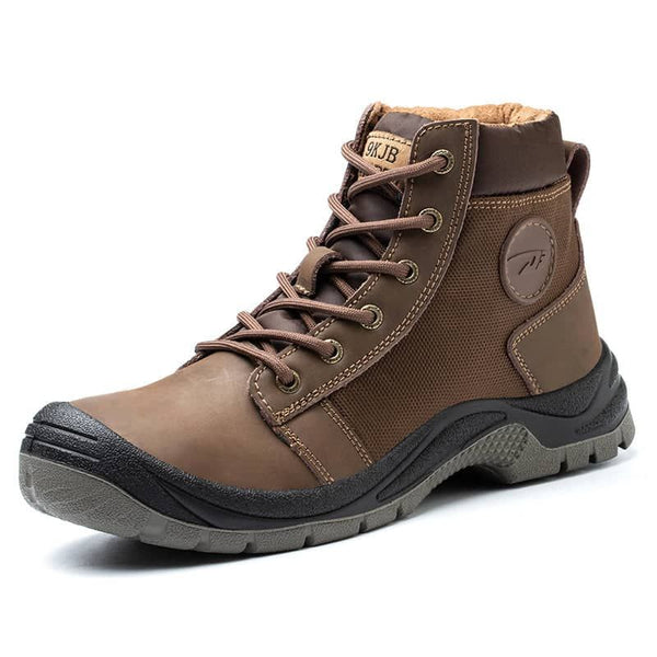 Men work boots Waterproof Indestructible Steel Toe boots | ZS009
